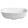 Lavoar muchii ascutite 46 x 32 marmura compozit Sapho Reiko