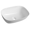 Lavoar muchii ascutite 46 x 32 marmura compozit Sapho Reiko