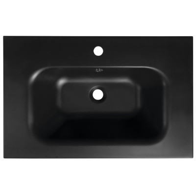 Lavoar baie negru pentru mobilier 71 x 46 cm Sapho Sidra