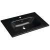Lavoar baie negru pentru mobilier 71 x 46 cm Sapho Sidra