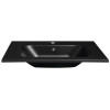 Lavoar baie negru pentru mobilier 71 x 46 cm Sapho Sidra