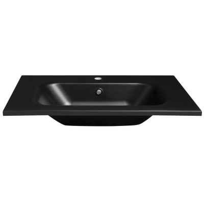Lavoar baie negru pentru mobilier 71 x 46 cm Sapho Sidra