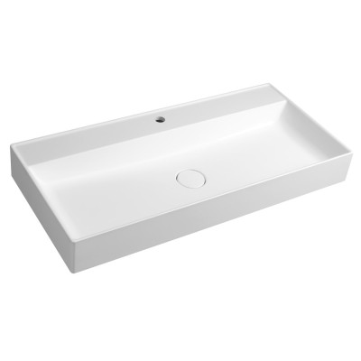 Lavoar baie dreptunghiular marmura compozit 100 x 47 cm Sapho Toridi