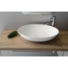 Lavoar oval pe blat piatra compozit 60 x 40 Sapho Thin RockStone