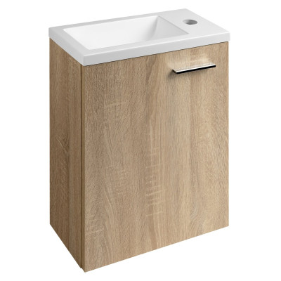 Dulap baie mica pt lavoar 37 x 18 cm Aqualine Zoja stejar