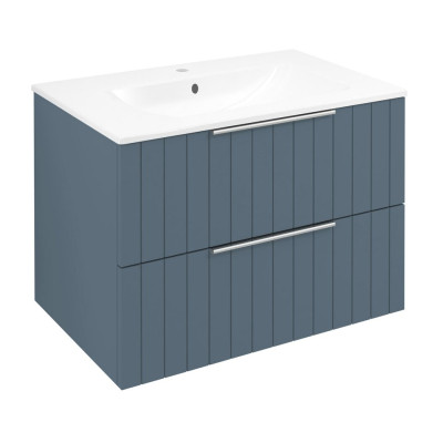 Dulap lavoar baie albastru Sapho Cirasa 70 cm