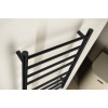 Radiator portprosop electric negru 50 x 90 cm Sapho Redondo 75W