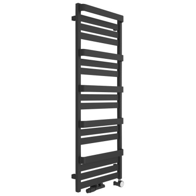 Calorifer portprosop baie negru 673W Sapho Marilena Design 50 x 137 cm