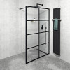 Paravan dus Gelco Black 140 Walk-In