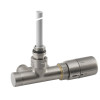Robinet calorifer inox monobloc tur retur, o singura conexiune, Sapho Mono cu termostat, 40 mm