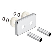 Set mascare tevi radiator Sapho Twin cromat