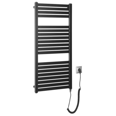 Radiator portprosop electric negru mat 45 x 97 cm Tondi-E 300W