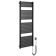 Radiator portprosop electric negru 45 x 133 cm Aqualine Tondi-E 500W