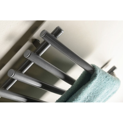 Radiator portprosop electric Aqualine 57x46 cm 72W gri metalizat
