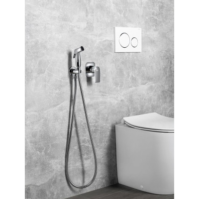 Baterie bideu incastrabila Aqualine Daphne, dispersor mobil