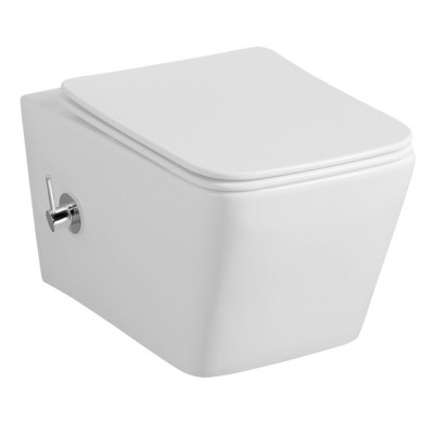 WC suspendat cu functie bideu Sapho Porto Rimless 2 in 1