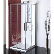 Cabina dus usi culisante patrata Polysan Lucis 90x90 Cabina dus usi culisante patrata Polysan Lucis 90x90
