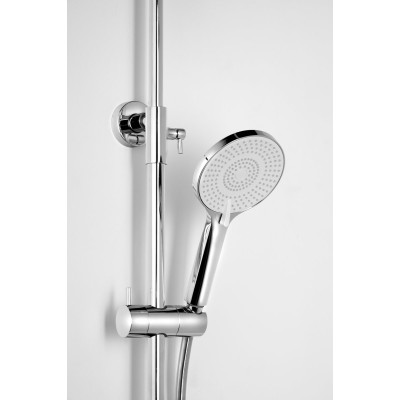 Coloana set dus cu baterie, dispersor fix si mobil SAPHO Iconic cromata