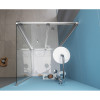 Cabina dus cu usa pliabila Polysan Easy 90x90x190 patrata Cabina dus cu usa pliabila Polysan Easy 90x90x190 patrata