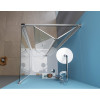 Cabina dus cu usa pliabila Polysan Easy 90x90x190 patrata Cabina dus cu usa pliabila Polysan Easy 90x90x190 patrata
