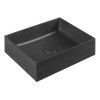 Lavoar baie dreptunghiular ciment antracit Toneb Formigo 47 x 36 cm
