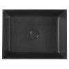 Lavoar baie dreptunghiular ciment antracit Toneb Formigo 47 x 36 cm