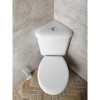 WC de colt cu rezervor 37 x 75 cm Aqualine Clifton