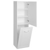 Dulap coloana baie fronturi frezate si cos rufe Favolo 40 x 31 x 150 cm