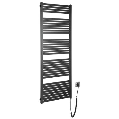 Radiator calorifer portprosop electric 60 x 169 cm 800 W negru Aqualine Tondi-E