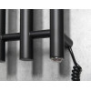 Radiator portprosop electric 85W negru Sapho Papinado 26.3 x 120