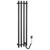 Radiator portprosop electric 85W negru Sapho Papinado 26.3 x 120