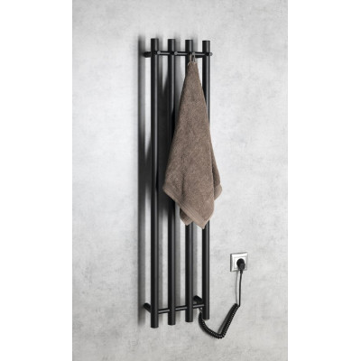 Radiator portprosop electric 85W negru Sapho Papinado 26.3 x 120