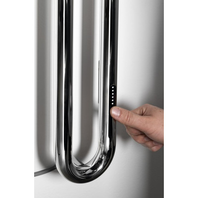 Radiator portprosop electric Design 45W cromat Sapho Duopasso 12.2 x 170