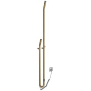 Radiator portprosop electric Design 45W auriu Sapho Duopasso 12.2 x 170