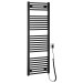 Radiator calorifer portprosop electric 45 x 132 cm 400 W negru Aqualine Direct-E