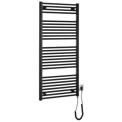 Radiator calorifer portprosop electric 60 x 132 cm 600 W negru Aqualine Direct-E