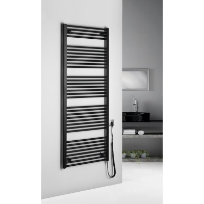 Radiator calorifer portprosop electric 60 x 168 cm 800 W negru Aqualine Direct-E