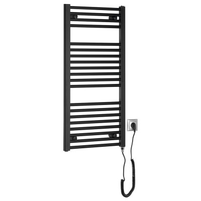 Radiator calorifer portprosop electric 45 x 96 cm 300 W negru Aqualine Direct-E