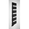 Calorifer portprosop negru asimetric 50 x 173 cm Aqualine Mythos