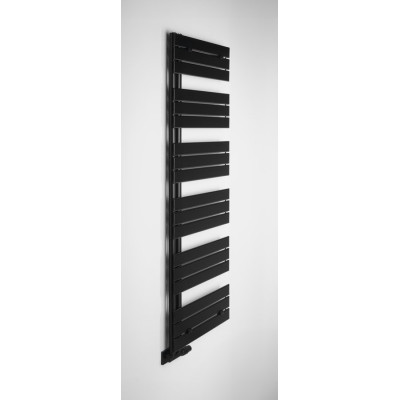 Calorifer portprosop negru asimetric 50 x 173 cm Aqualine Mythos