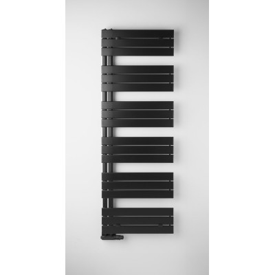 Calorifer portprosop negru asimetric 50 x 173 cm Aqualine Mythos