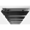 Calorifer portprosop negru asimetric 50 x 173 cm Aqualine Mythos