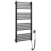 Radiator calorifer portprosop electric 50 x 106 cm 400 W negru SAPHO Metro-E