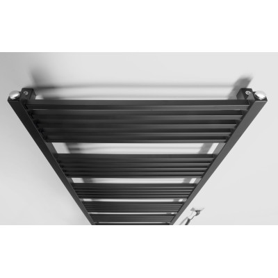 Radiator calorifer portprosop electric 60 x 162 cm 800 W negru SAPHO Metro-E