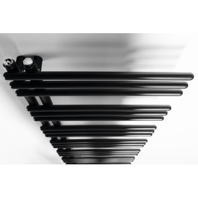 Radiator portprosop asimetric negru 55 x 134 Aqualine Poseidon