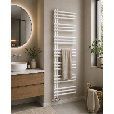 Radiator calorifer portprosop elementi laterali 50 x 140 cm alb Unixa Tubera