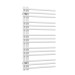 Radiator calorifer portprosop elementi laterali 50 x 90 cm alb Unixa Tubera
