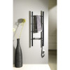 Radiator electric portprosop negru 112 x 40 cm Sapho Karbo 87W