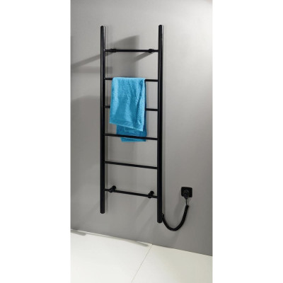 Radiator portprosop electric negru 50x160 cm Sapho Karbo 120W