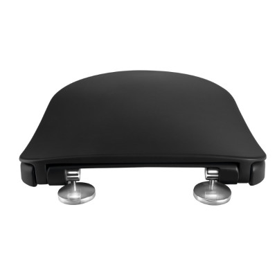 Capac WC negru mat Slim Soft Close